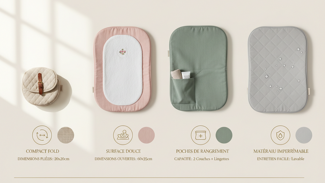 Quel est le meilleur matelas à langer nomade pour bébé ? Camiliam